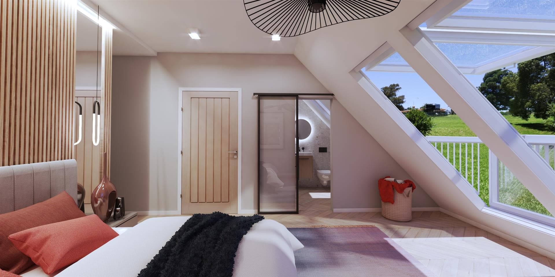A Five-Bedroom Home with Open Views Over the Paddock